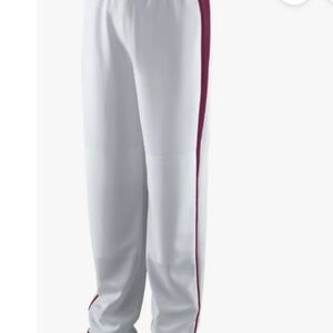 Men’s Augusta sports triple play baseball Pants grey maroon